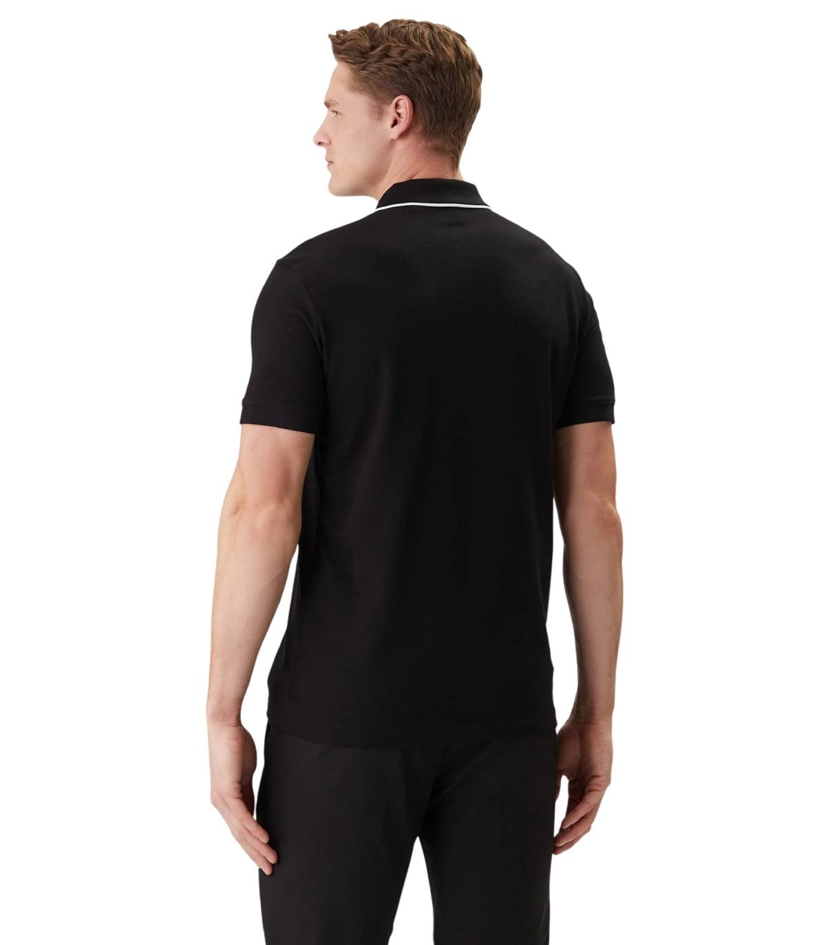 Boss - Polo Negro para Hombre