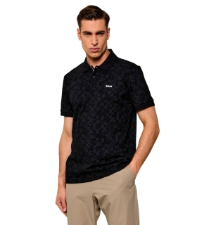Boss - Polo Negro para Hombre