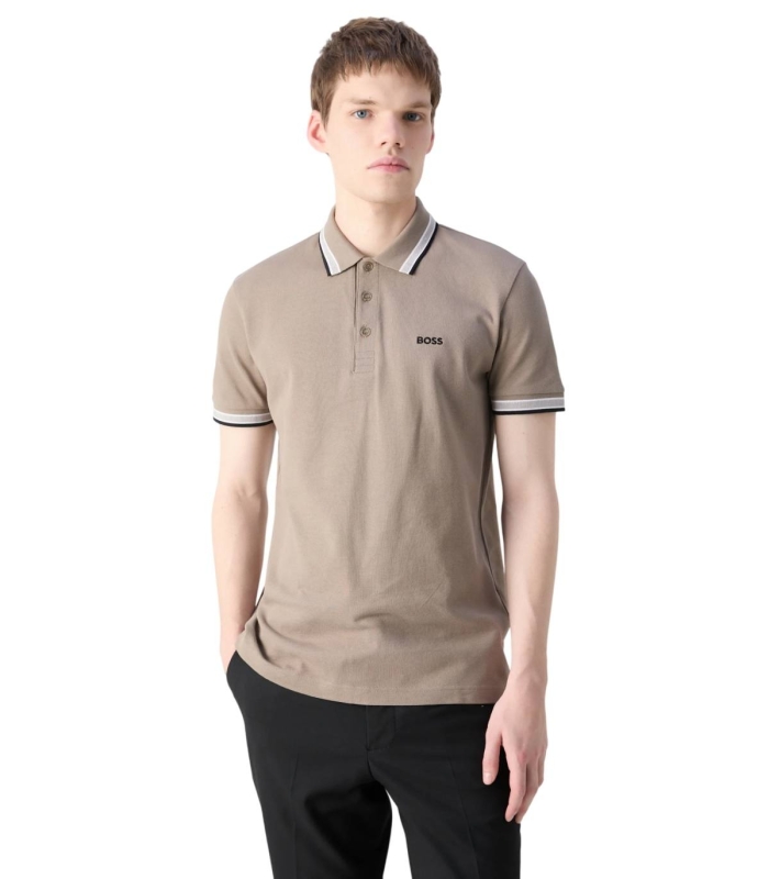 Boss - Polo Beige para Hombre
