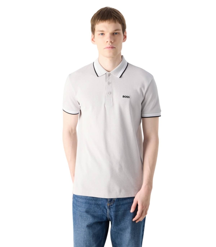 Boss - Polo Blanco para Hombre