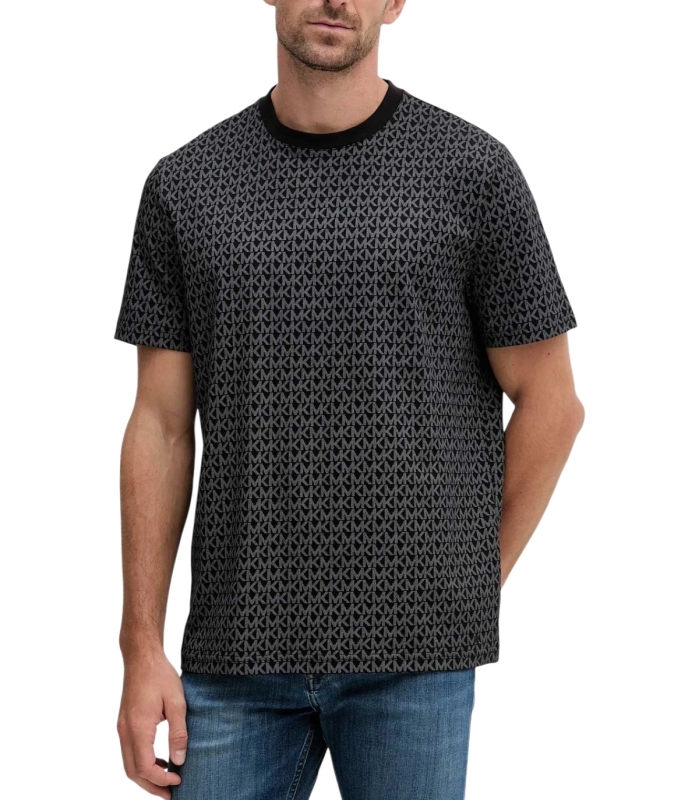 Michael Kors - Camiseta Negra para Hombre - SIG TEE