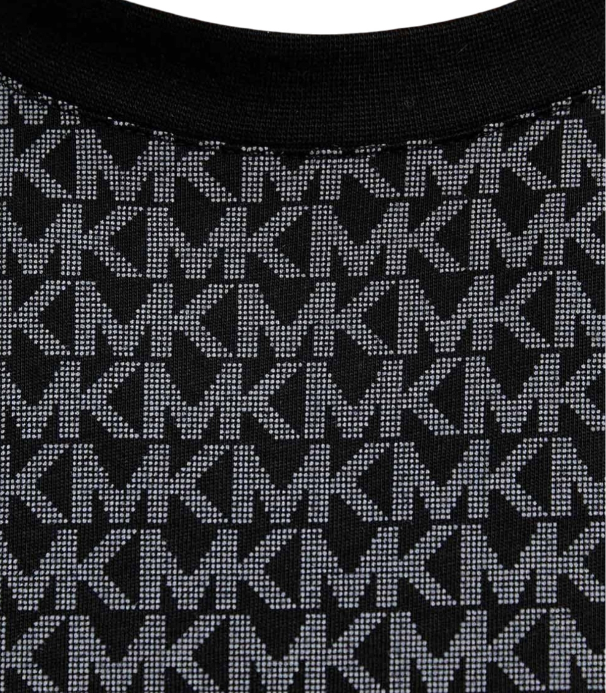 Michael Kors - Camiseta Negra para Hombre - SIG TEE