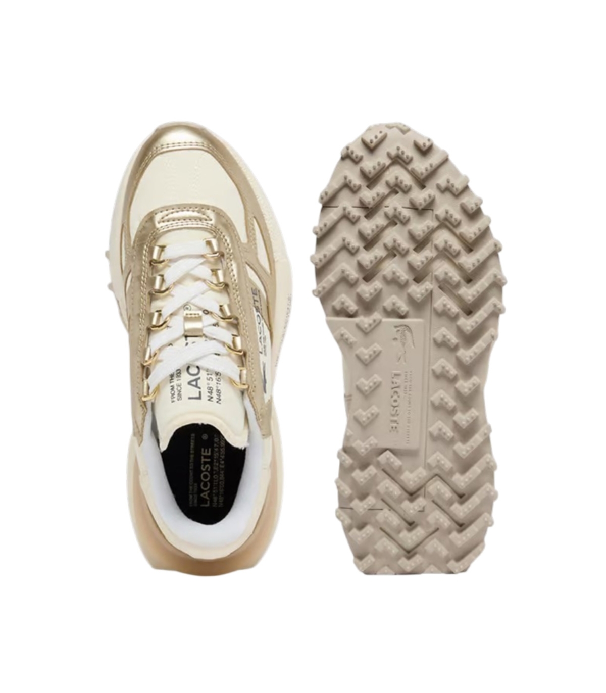 Lacoste - Zapatillas Beige para Mujer - ELITE