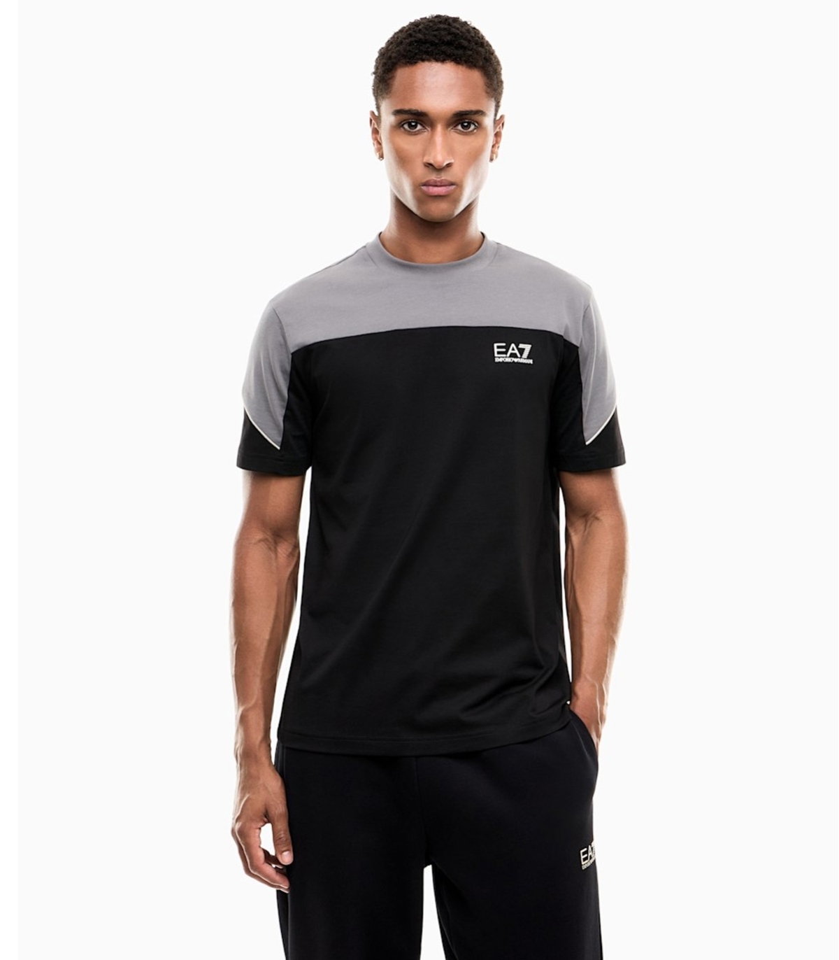 Emporio Armani - Camiseta Negra para Hombre
