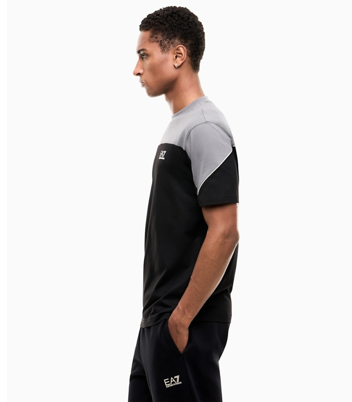Emporio Armani - Camiseta Negra para Hombre