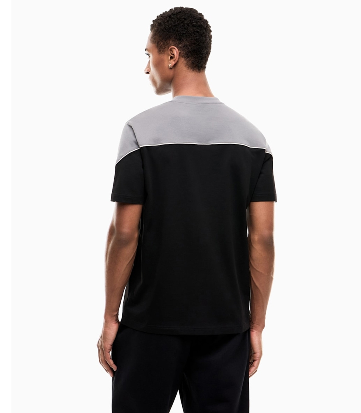 Emporio Armani - Camiseta Negra para Hombre