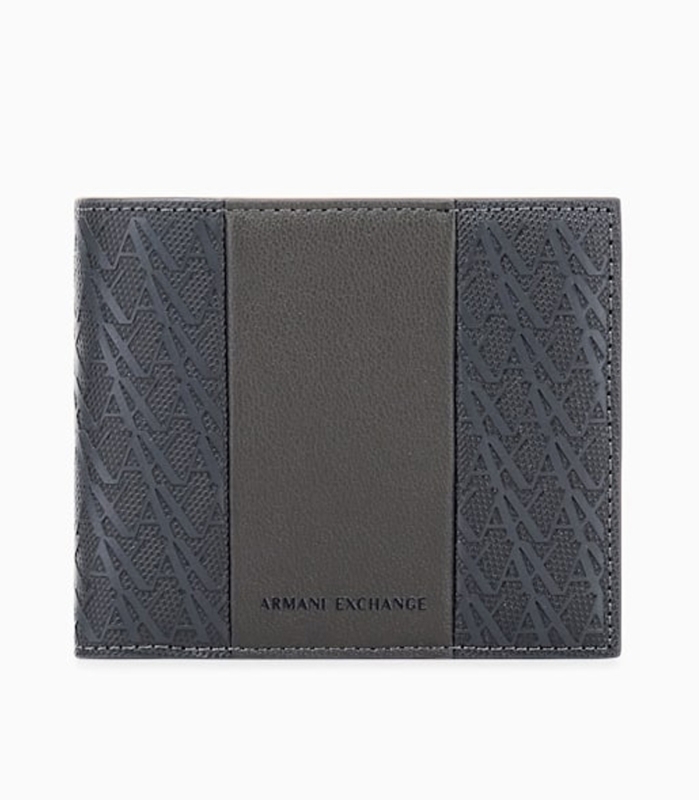 Armani Exchange - Cartera Gris para Hombre