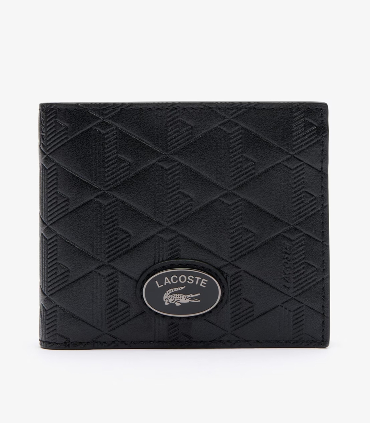 Lacoste - Cartera Negra para Hombre - BILLFOLD COIN