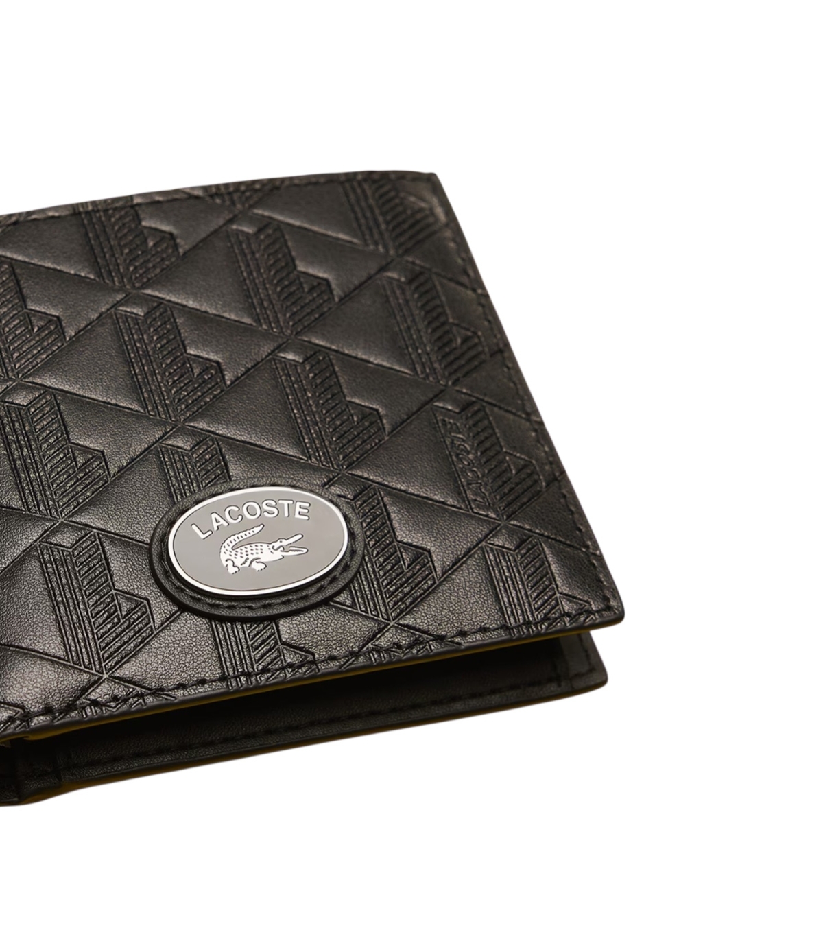 Lacoste - Cartera Negra para Hombre - BILLFOLD COIN