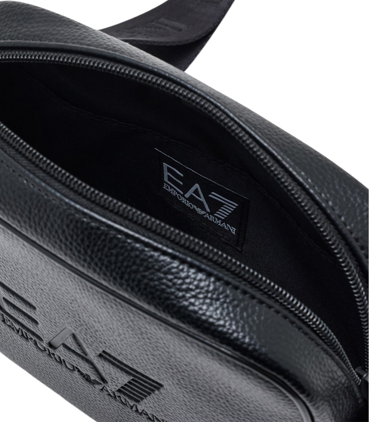 Emporio Armani - Riñonera Negra para Unisex - EA7