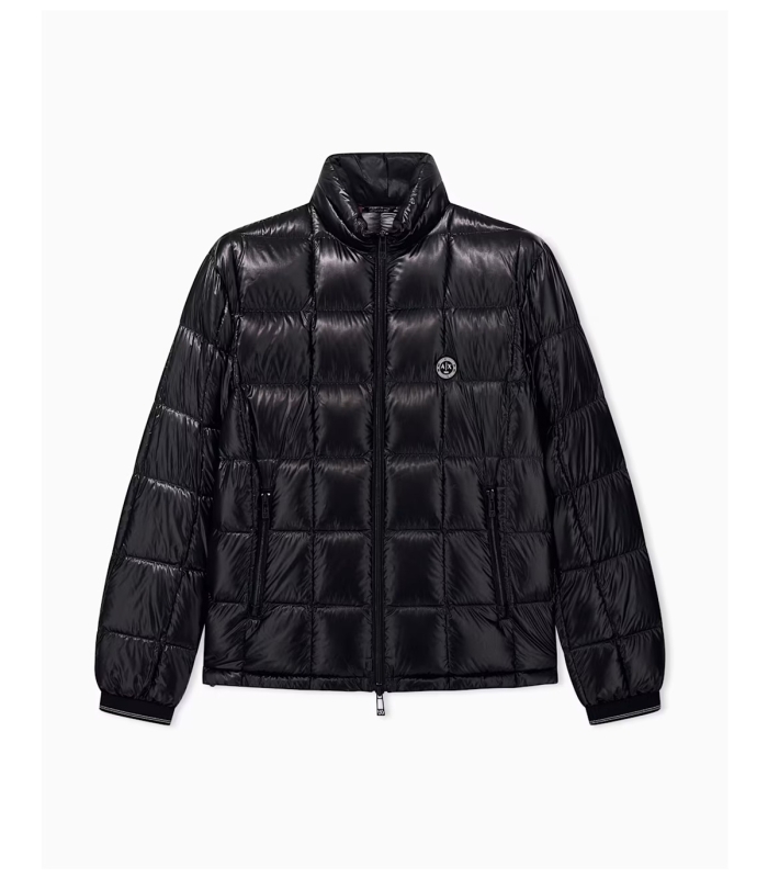Armani Exchange - Chaquetón Negro para Hombre