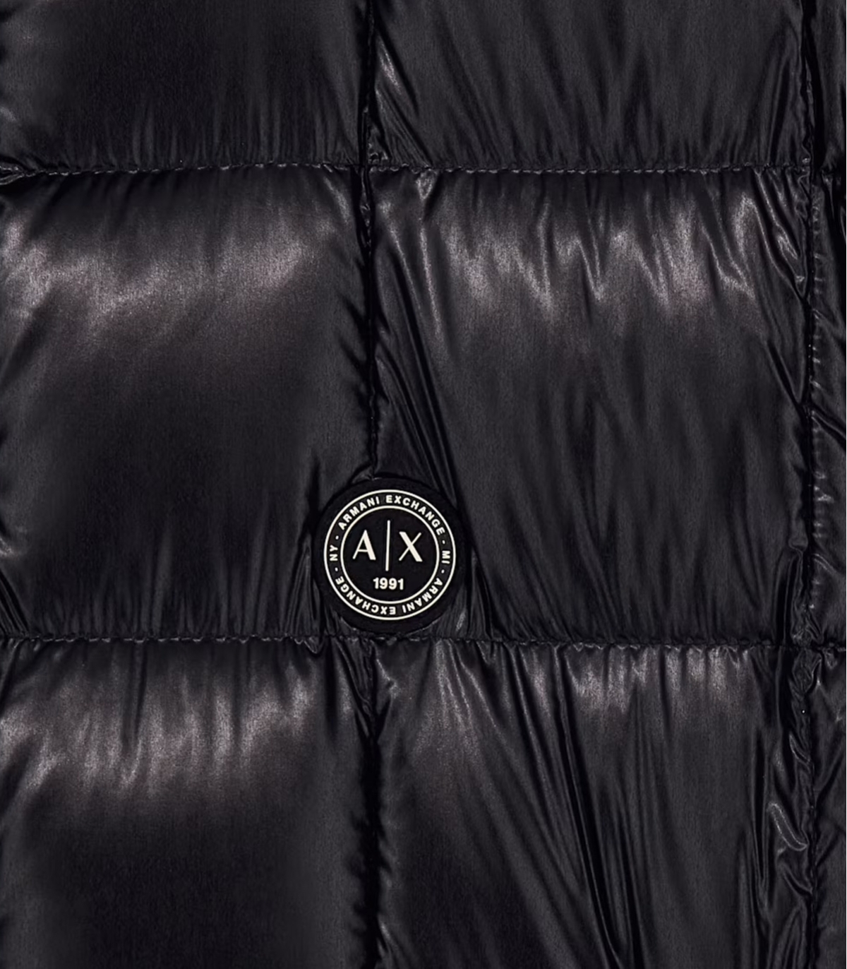 Armani Exchange - Chaquetón Negro para Hombre