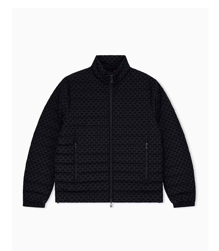 Armani Exchange - Chaquetón Negro para Hombre