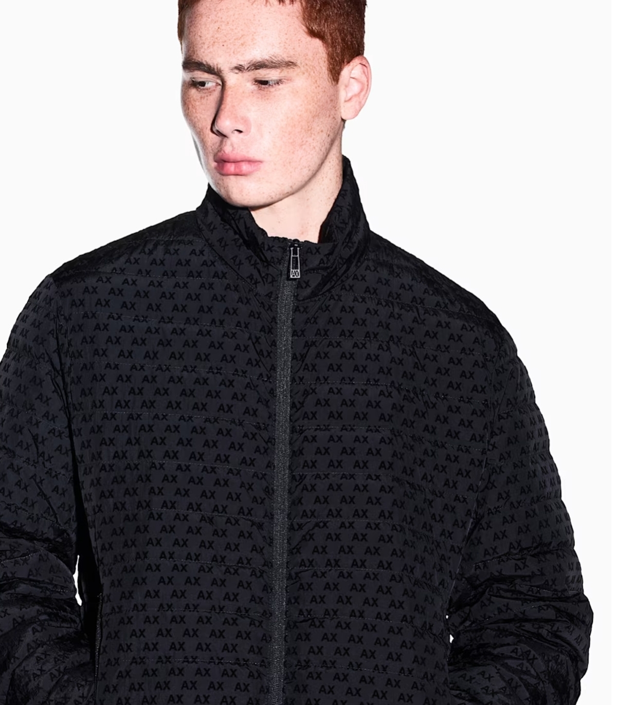 Armani Exchange - Chaquetón Negro para Hombre