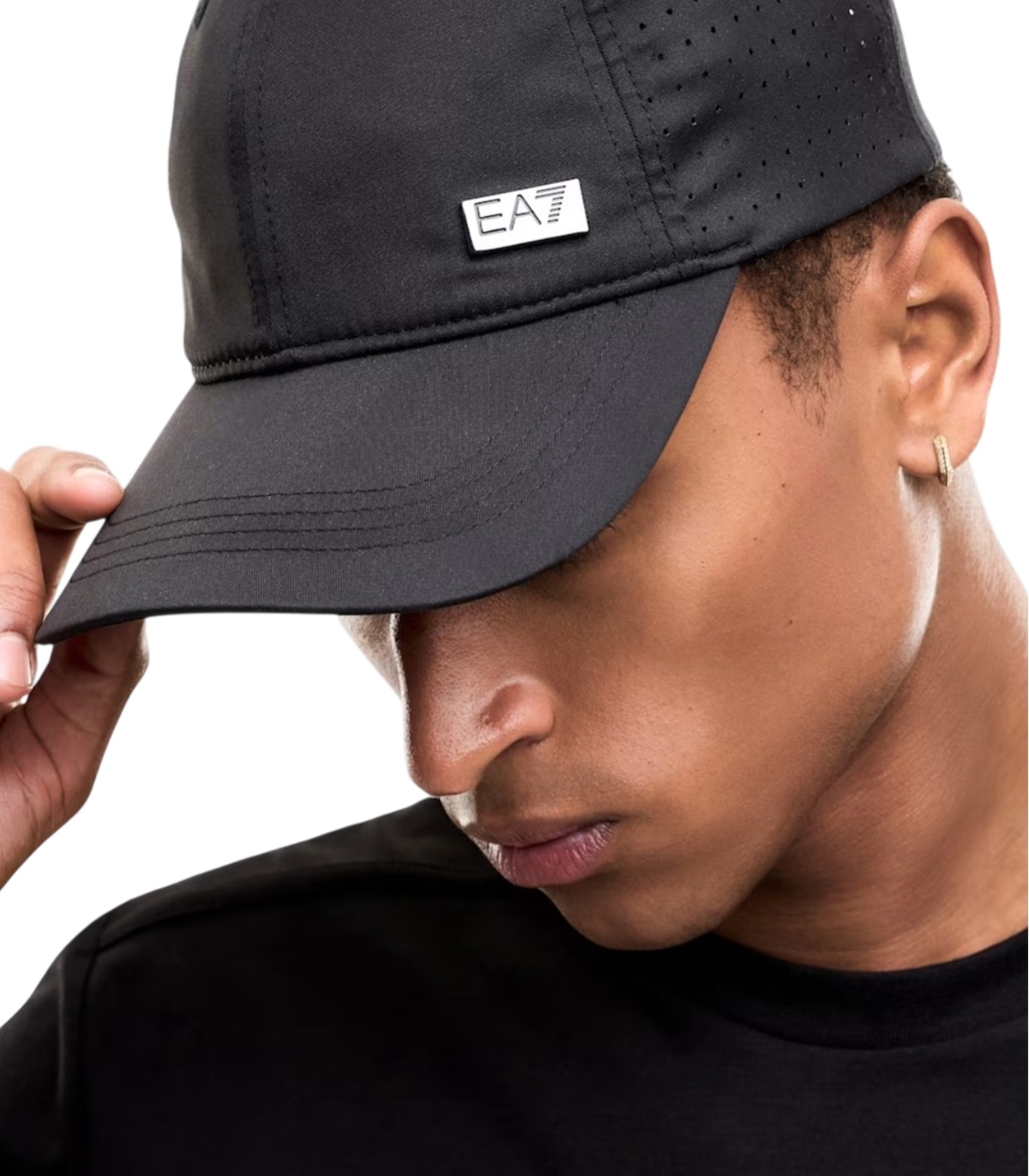 Emporio Armani - Gorra Negra para Unisex - EA7
