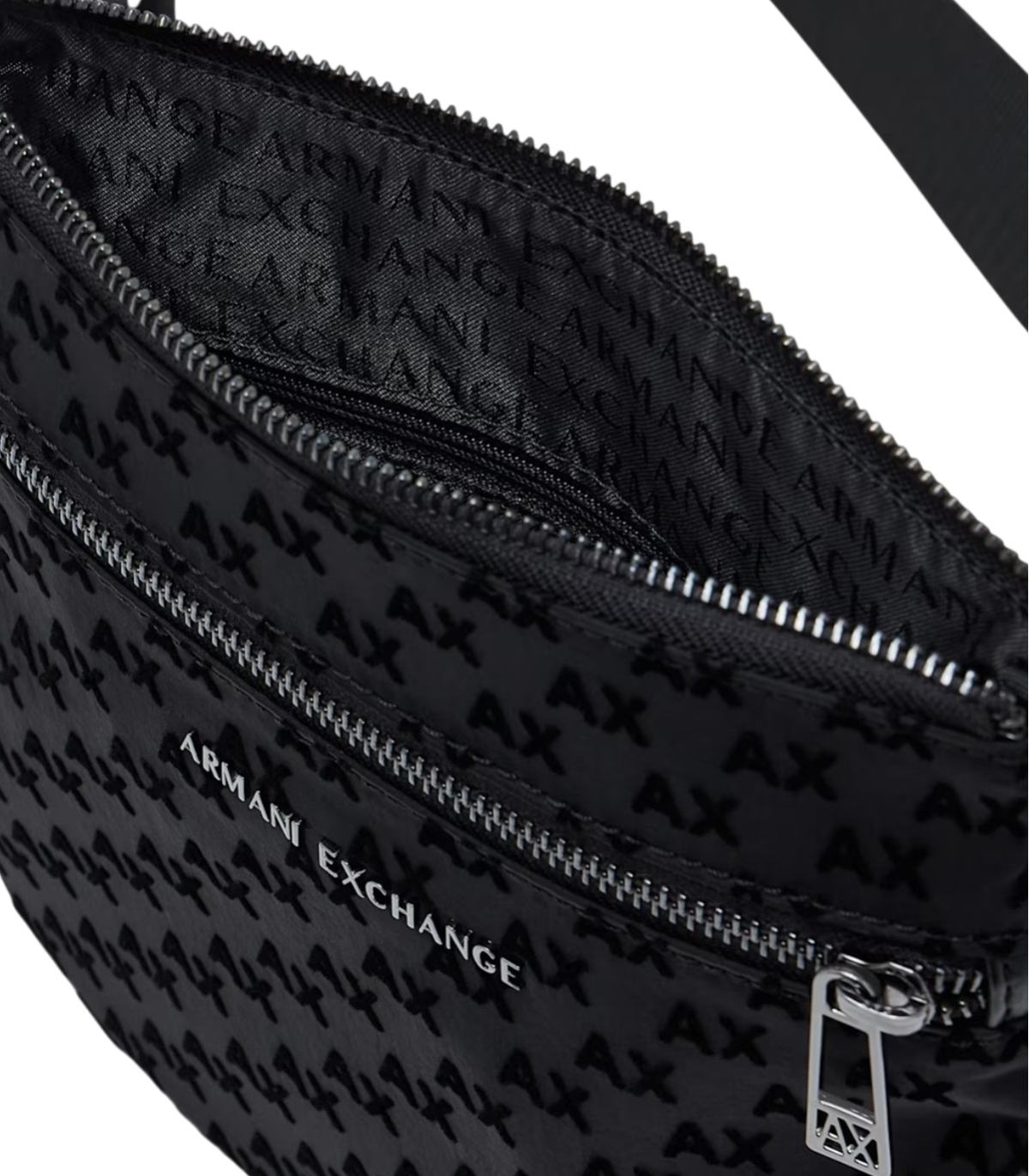 Armani Exchange - Bolso Negro para Hombre