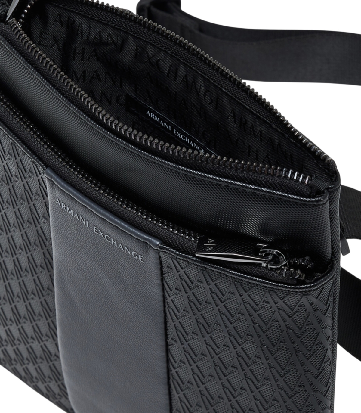 Armani Exchange - Bolso Negro para Hombre