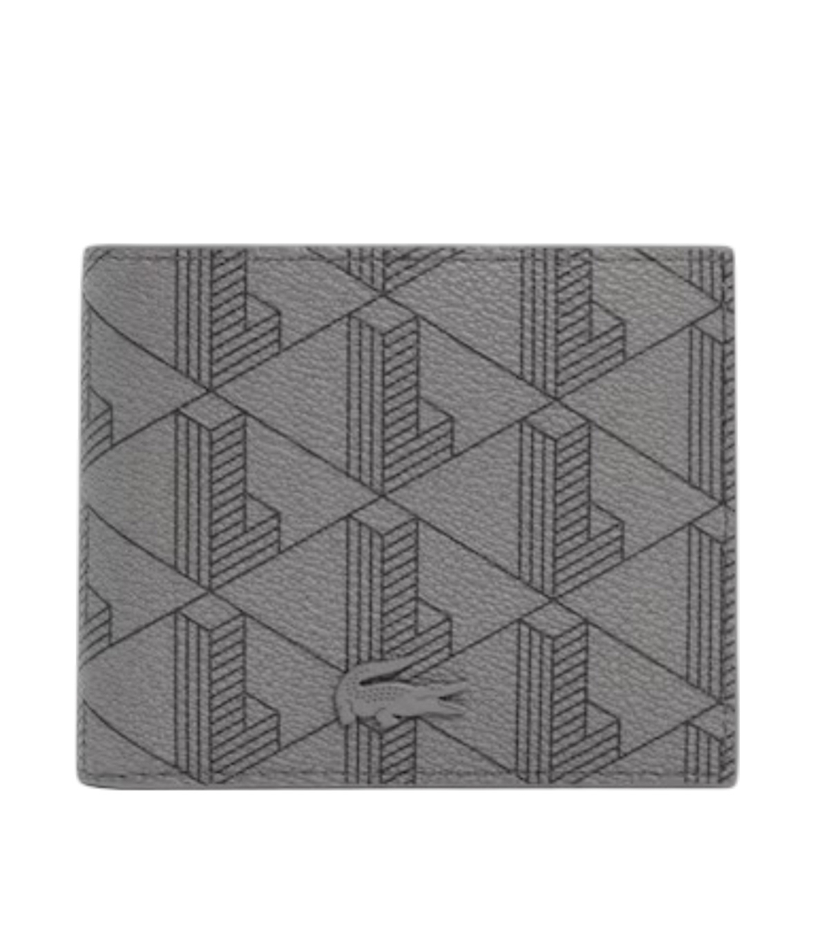 Lacoste - Cartera Gris para Hombre - billfold