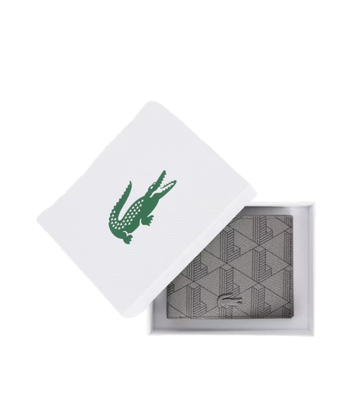 Lacoste - Cartera Gris para Hombre - billfold