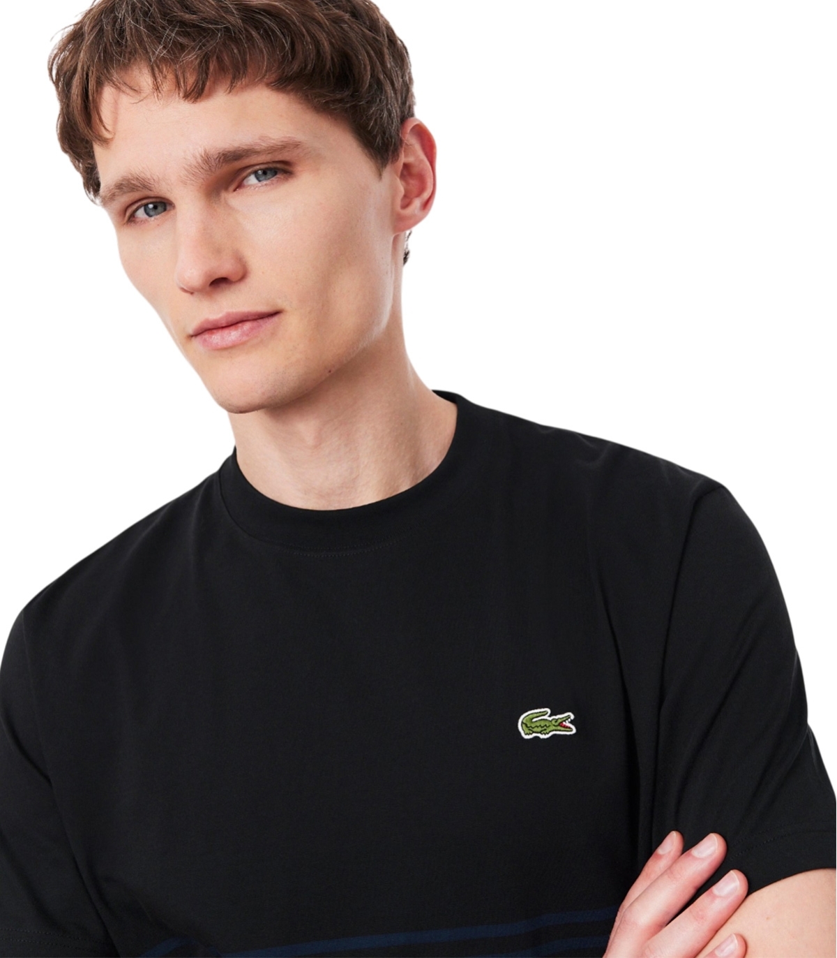 Lacoste - Camiseta Negra para Hombre