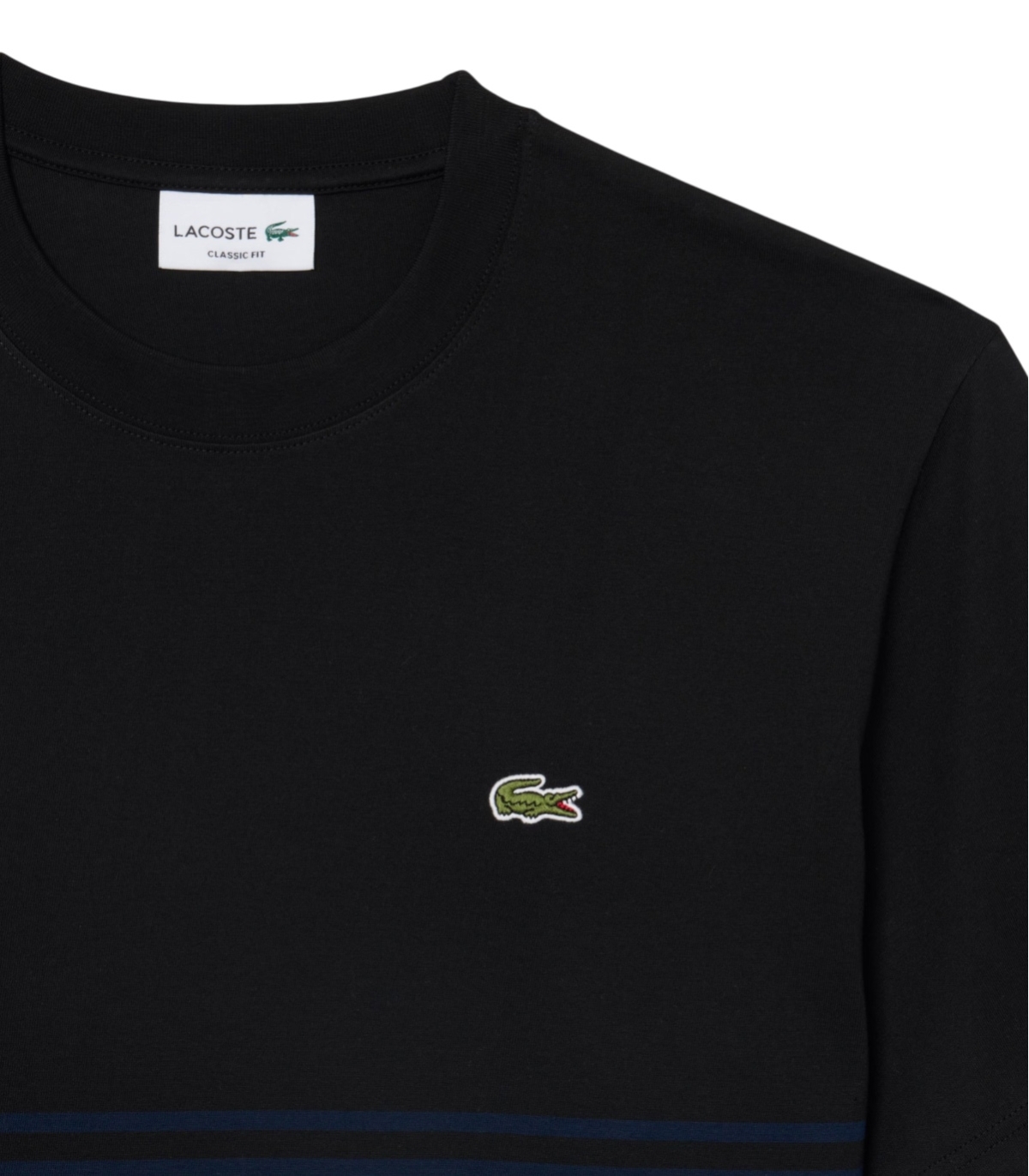 Lacoste - Camiseta Negra para Hombre