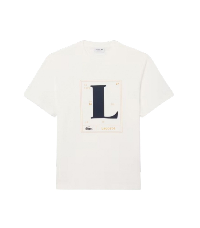 Lacoste - Camiseta Blanca para Hombre
