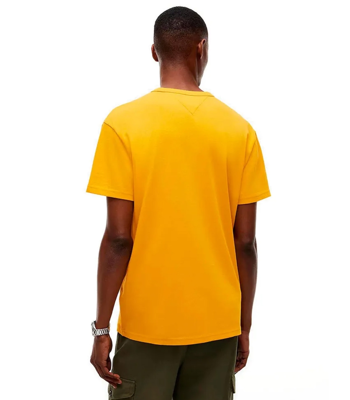 Tommy Jeans - Camiseta Amarillo para Hombre - BADGE
