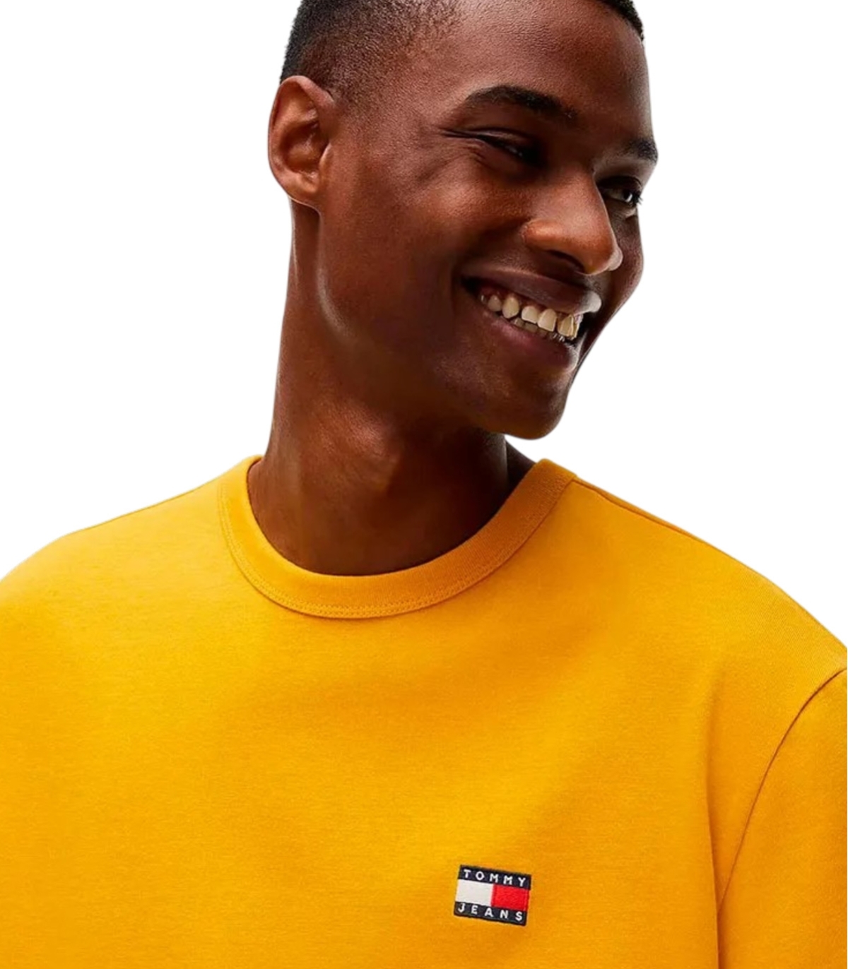 Tommy Jeans - Camiseta Amarillo para Hombre - BADGE