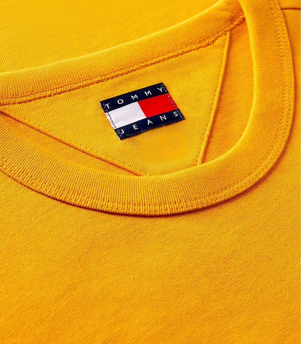 Tommy Jeans - Camiseta Amarillo para Hombre - BADGE