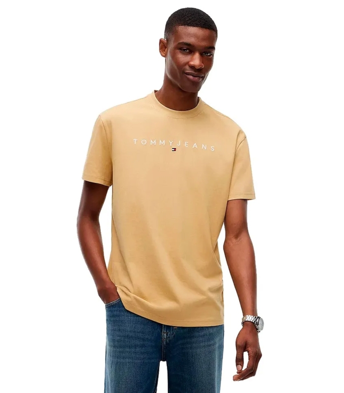Tommy Jeans - Camiseta Beige para Hombre - SANDY
