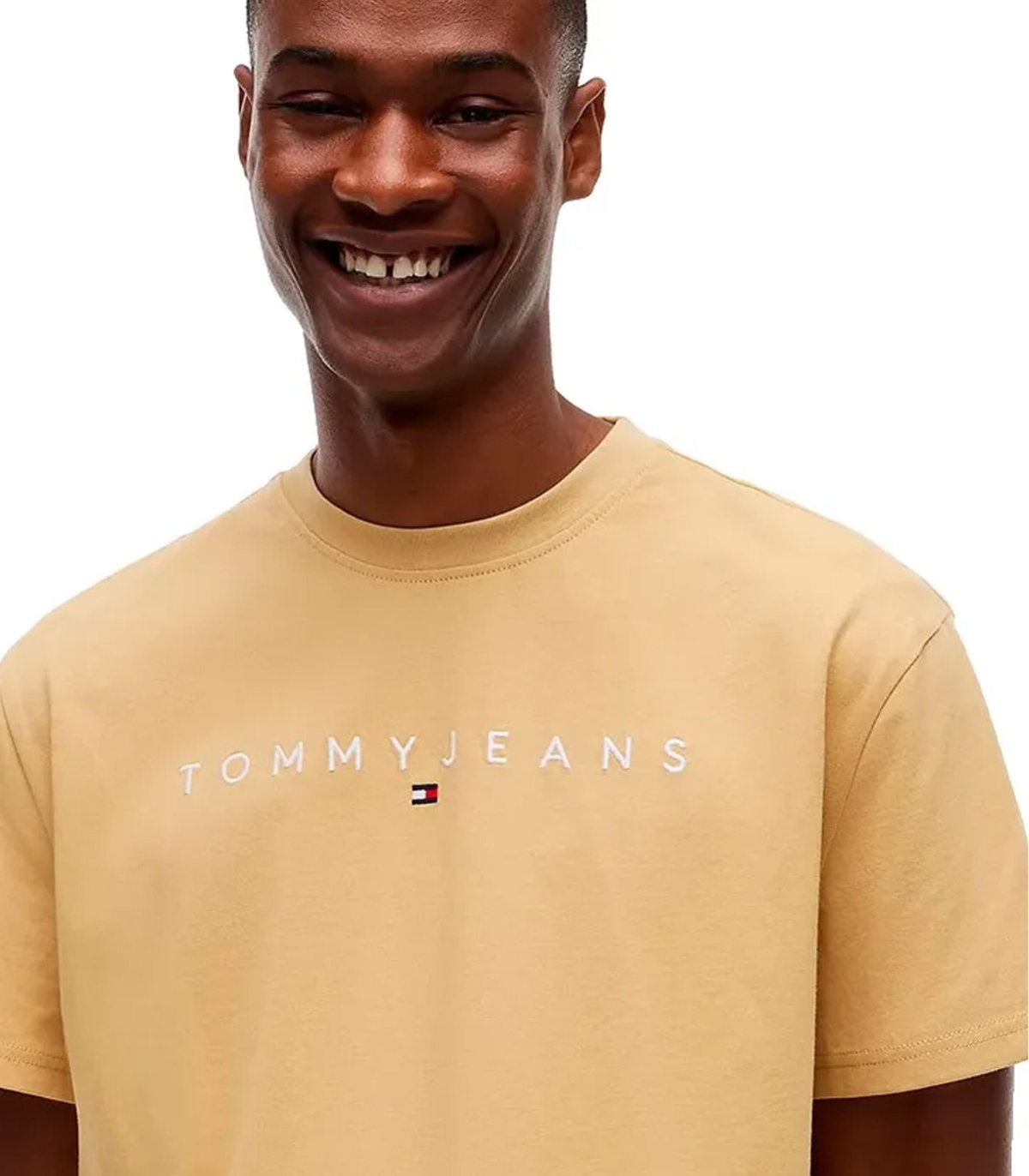 Tommy Jeans - Camiseta Beige para Hombre - SANDY