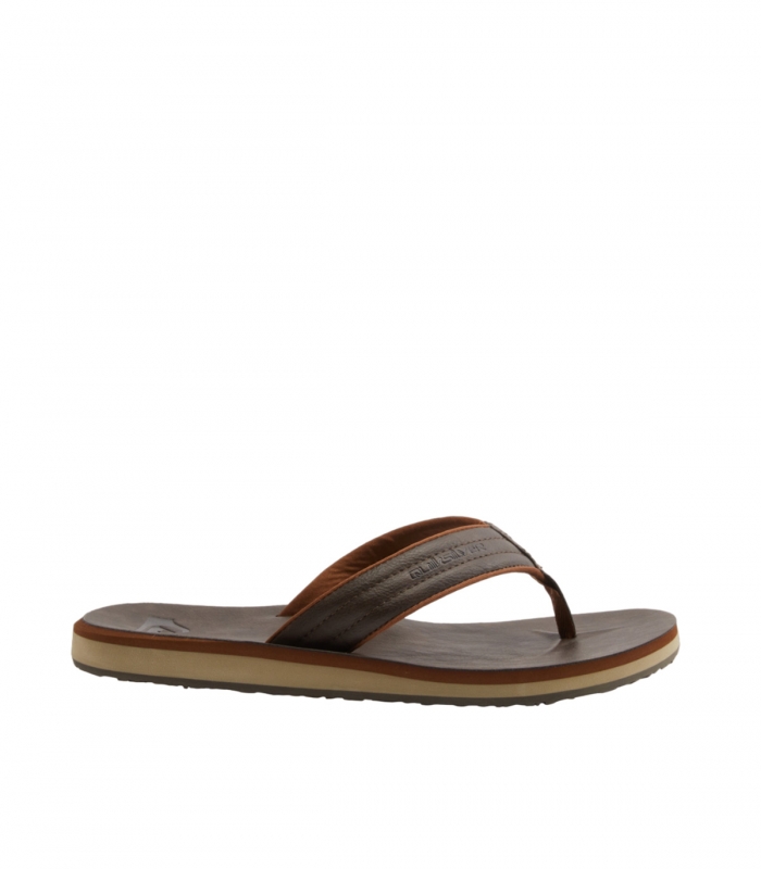 Quiksilver - Chanclas para Hombre Marrones - Carver Nubuck