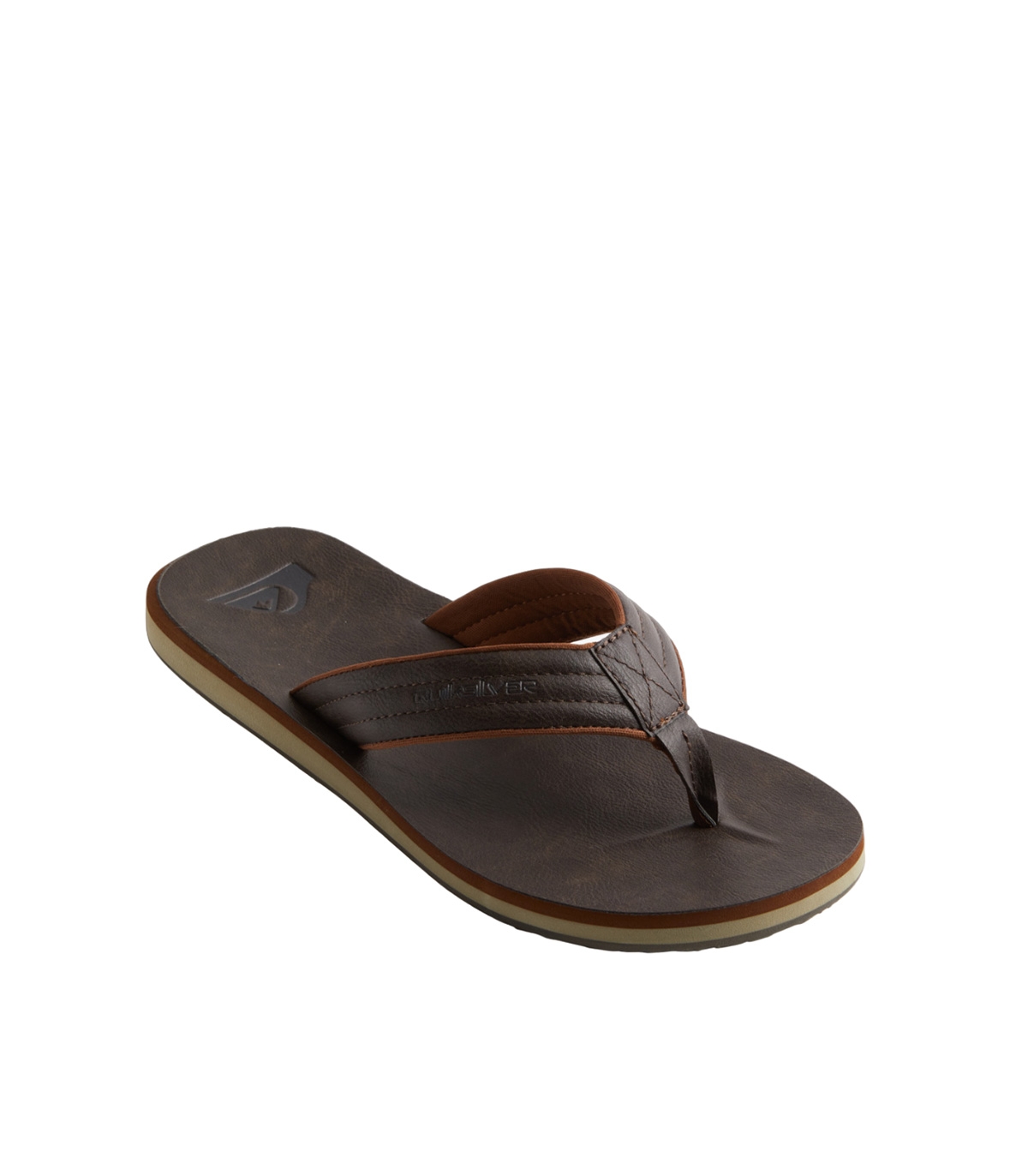 Quiksilver - Chanclas para Hombre Marrones - Carver Nubuck