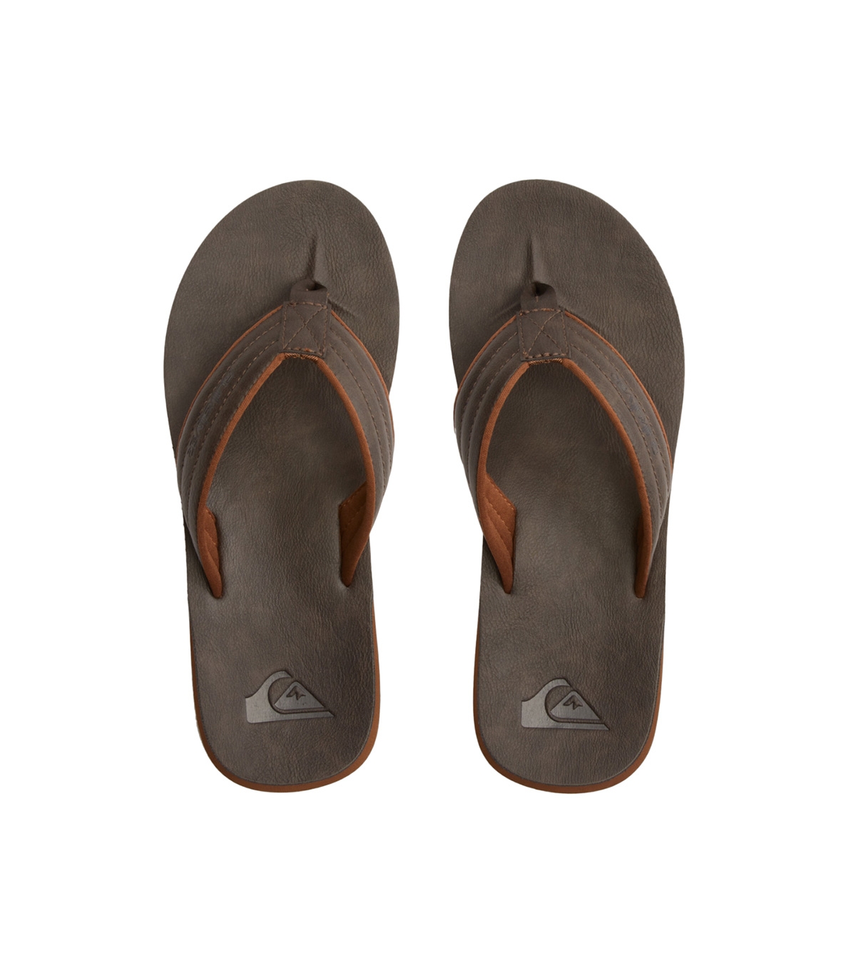 Quiksilver - Chanclas para Hombre Marrones - Carver Nubuck