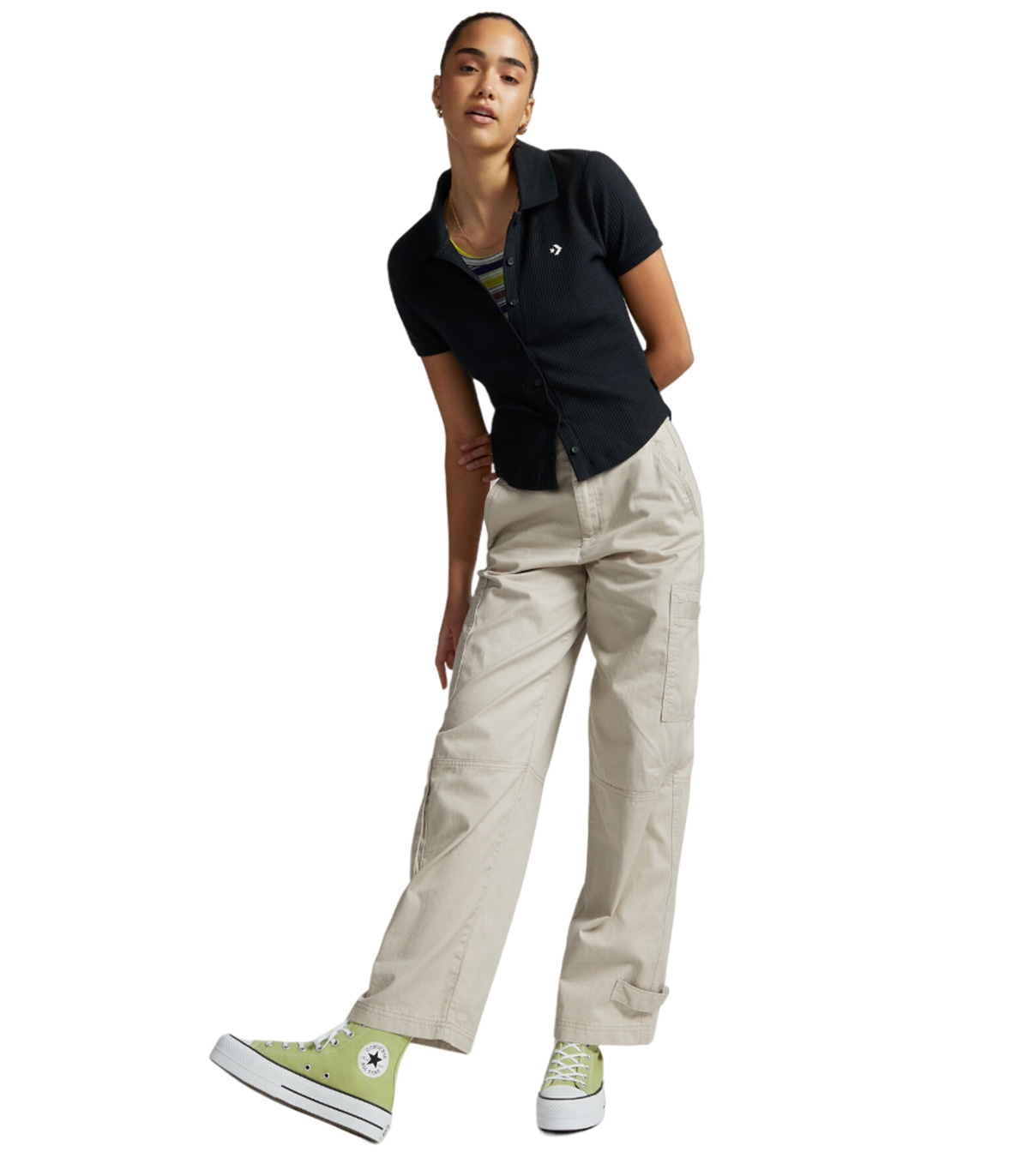 Converse - Zapatillas Verdes para Mujer - Chuck Taylor All Star