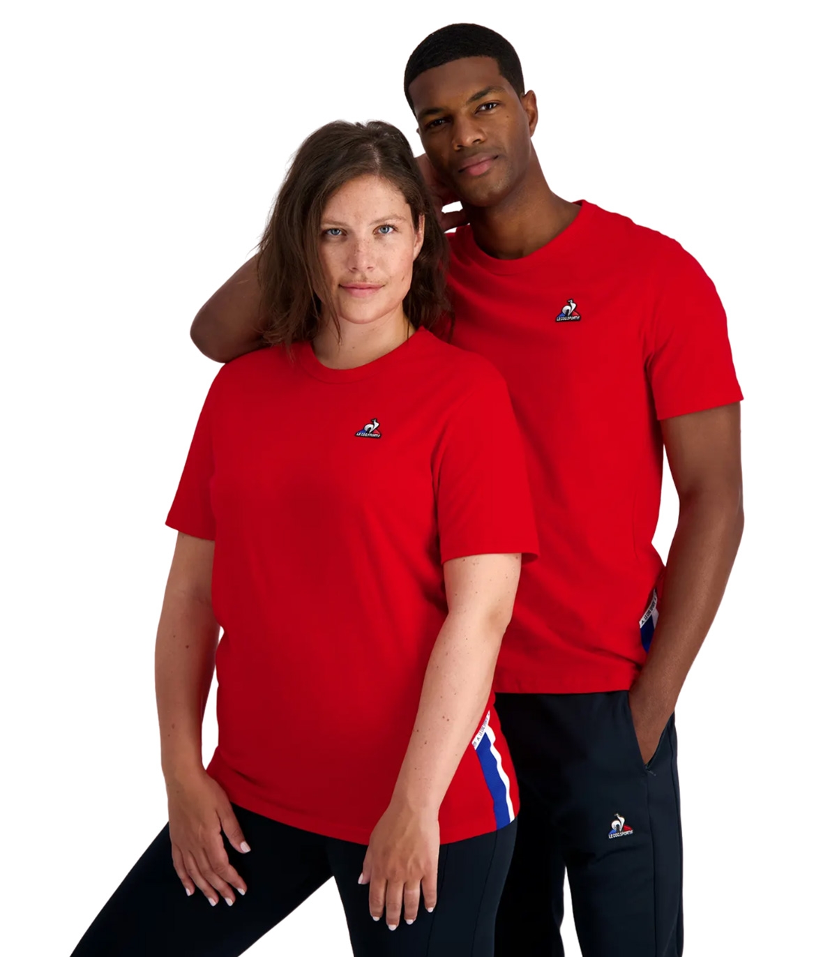 Camiseta le clearance coq sportif tricolor