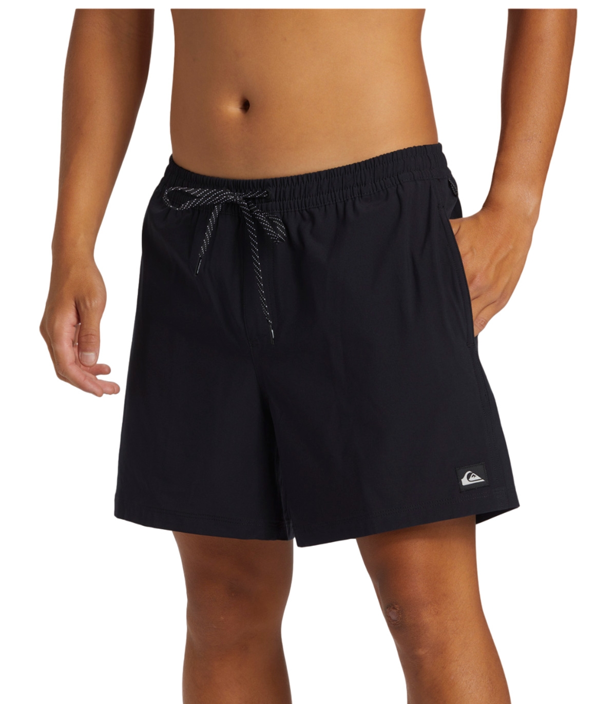 Quiksilver - Bañador Negro para hOMBRE - Surfsilk Solid Volley