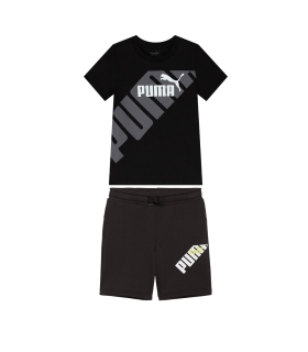 Puma - Conjunto Negro para Niño - Essentials
