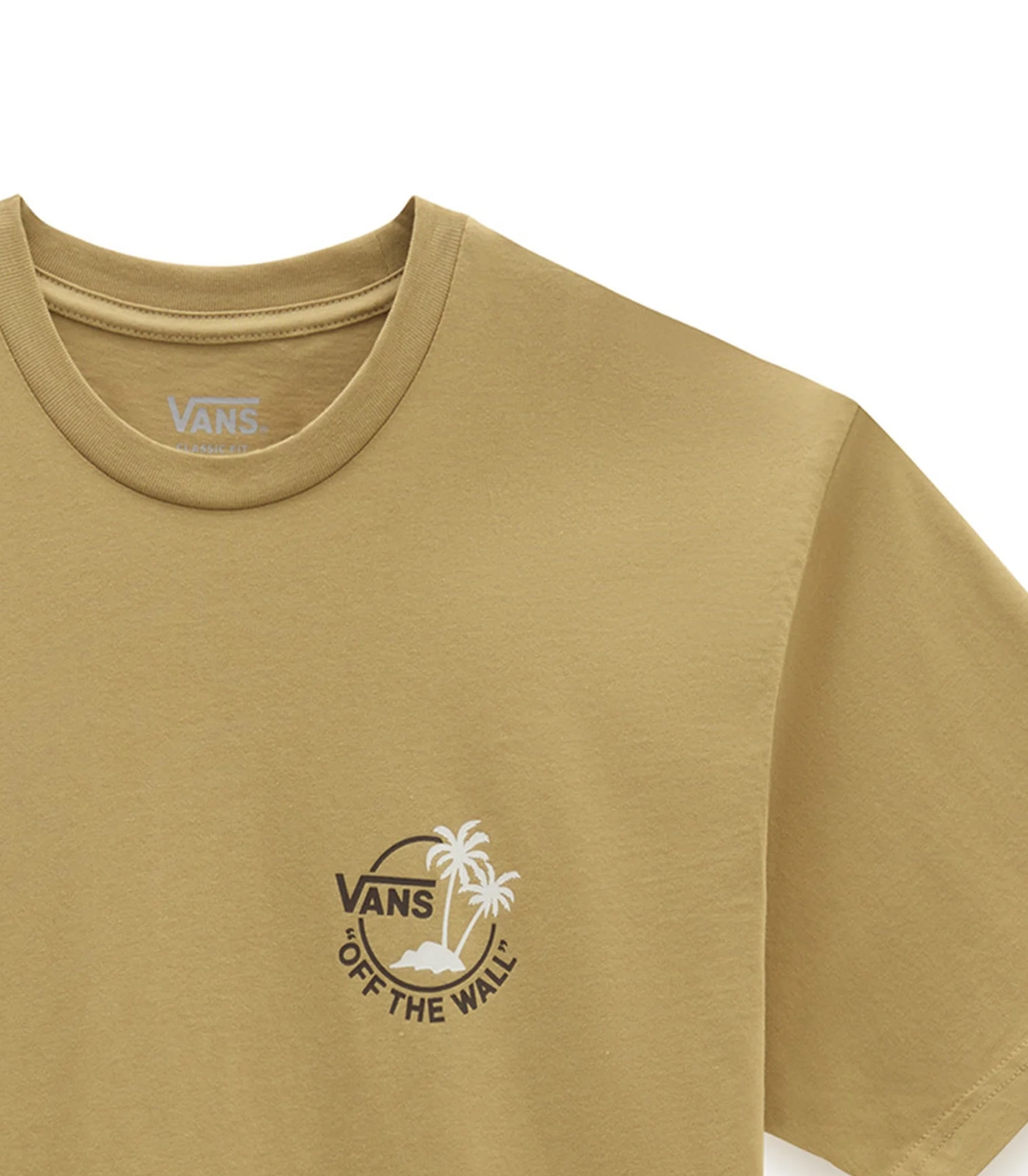 Vans - Camiseta Marrón para Hombre - Classic Mini Dual Palm II