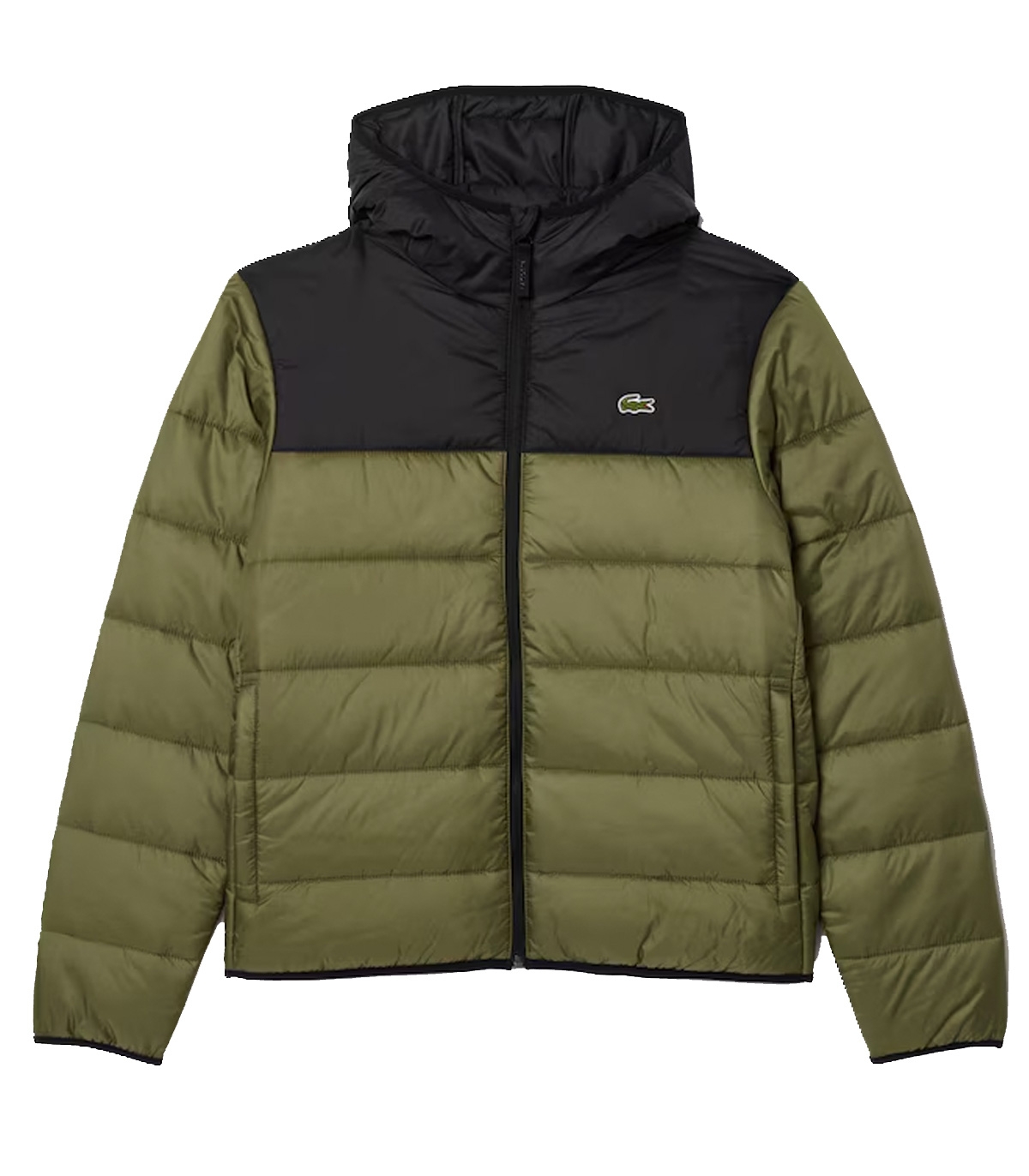 Lacoste - Chaqueta Verde para Hombres - Acolchada