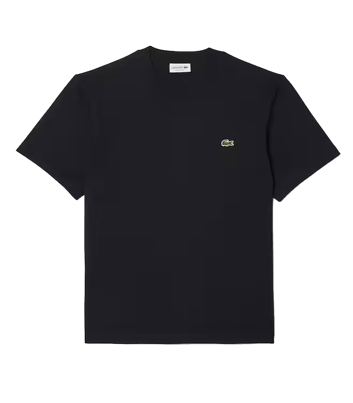 Lacoste - Camiseta Negra para Hombres - Algodón