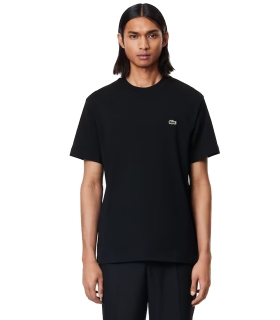 Lacoste - Camiseta Negra para Hombres - Algodón