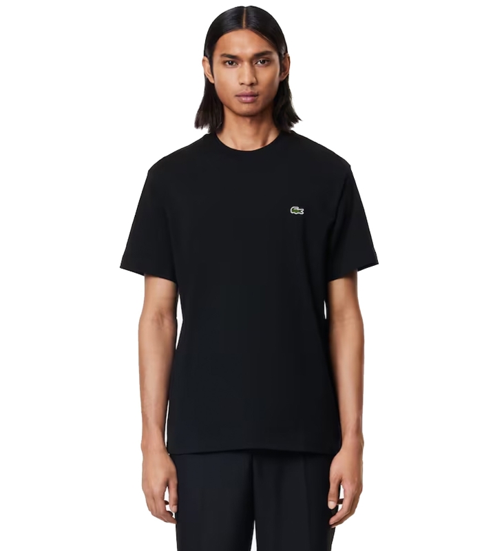 Lacoste - Camiseta Negra para Hombres - Algodón