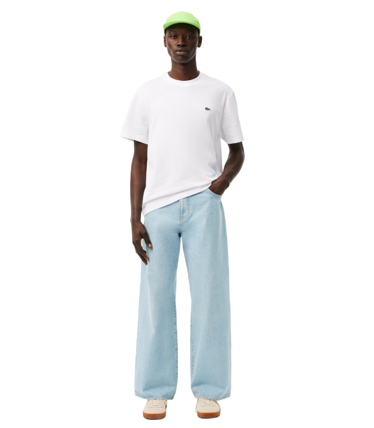 Lacoste - Camiseta Blanca para Hombre