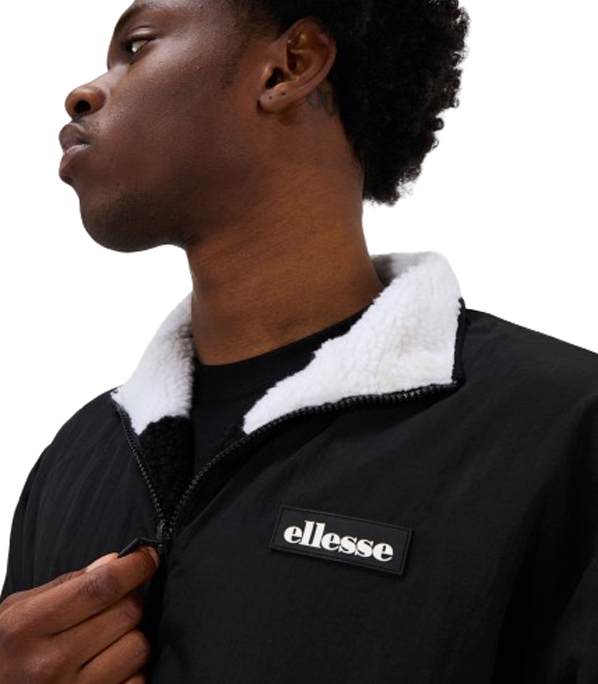 Ellesse - Chaquetón Negro para Hombre - Pallatini