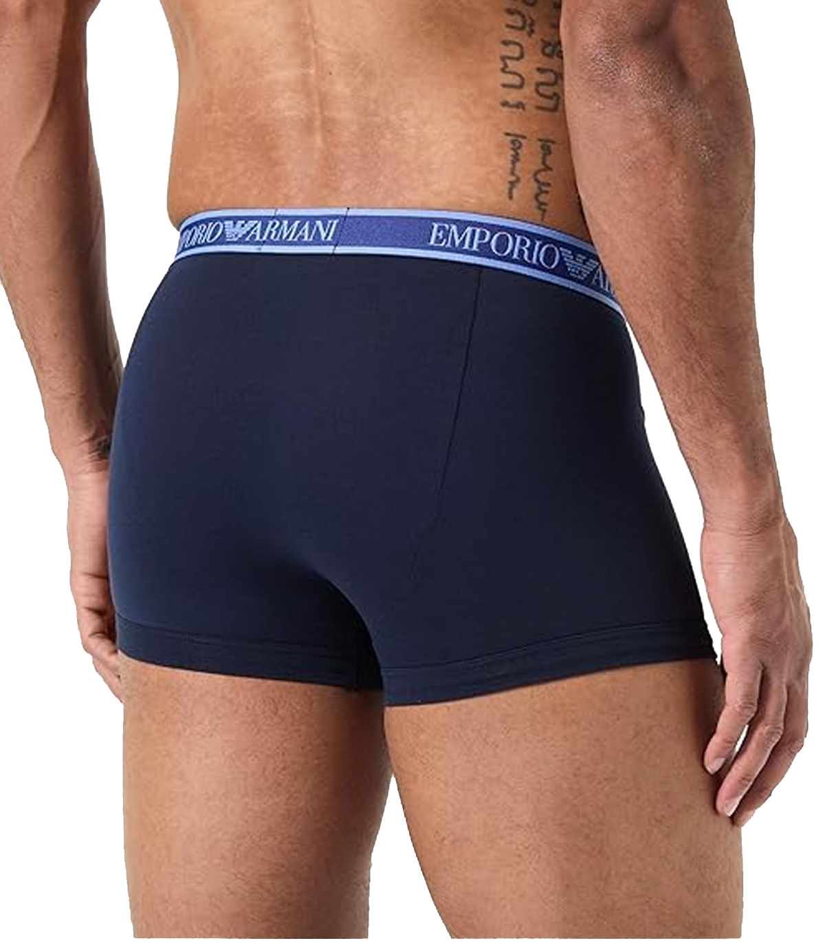 Emporio Armani - Bóxer Azules - Pack 3