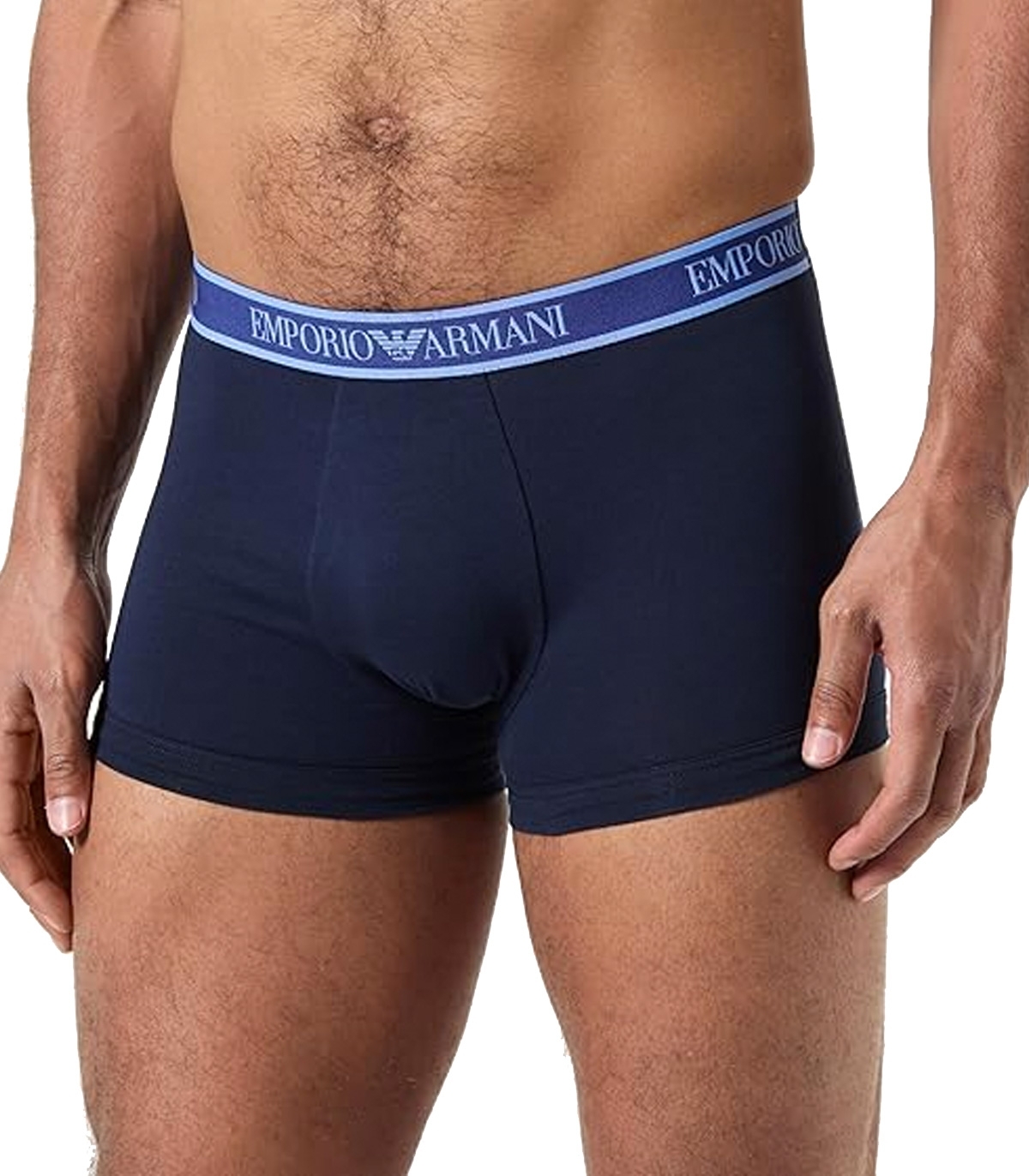 Emporio Armani - Bóxer Azules - Pack 3